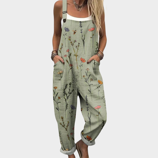 Vermeer Mode | Overall Met Delicate Bloemen Voor Dames