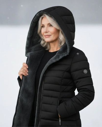 Olivia™ | Ultra-Warme Gewatteerde Winterjas – Gezellige Comfort Ontmoet Tijdloze Elegant