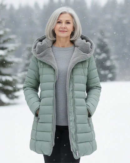 Olivia™ | Ultra-Warme Gewatteerde Winterjas – Gezellige Comfort Ontmoet Tijdloze Elegant