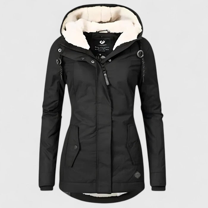 Amélie | Waterdichte winterjas met capuchon