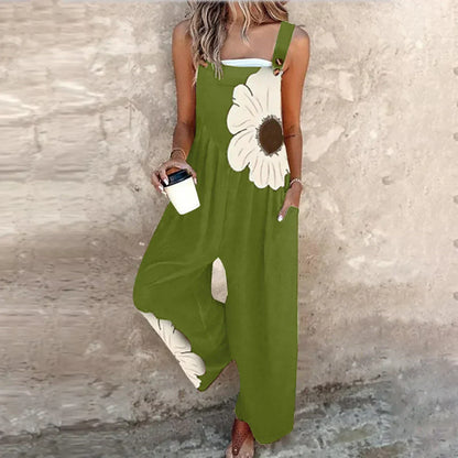 Vermeer Mode | Grafische Bloemenoverall Voor Dames