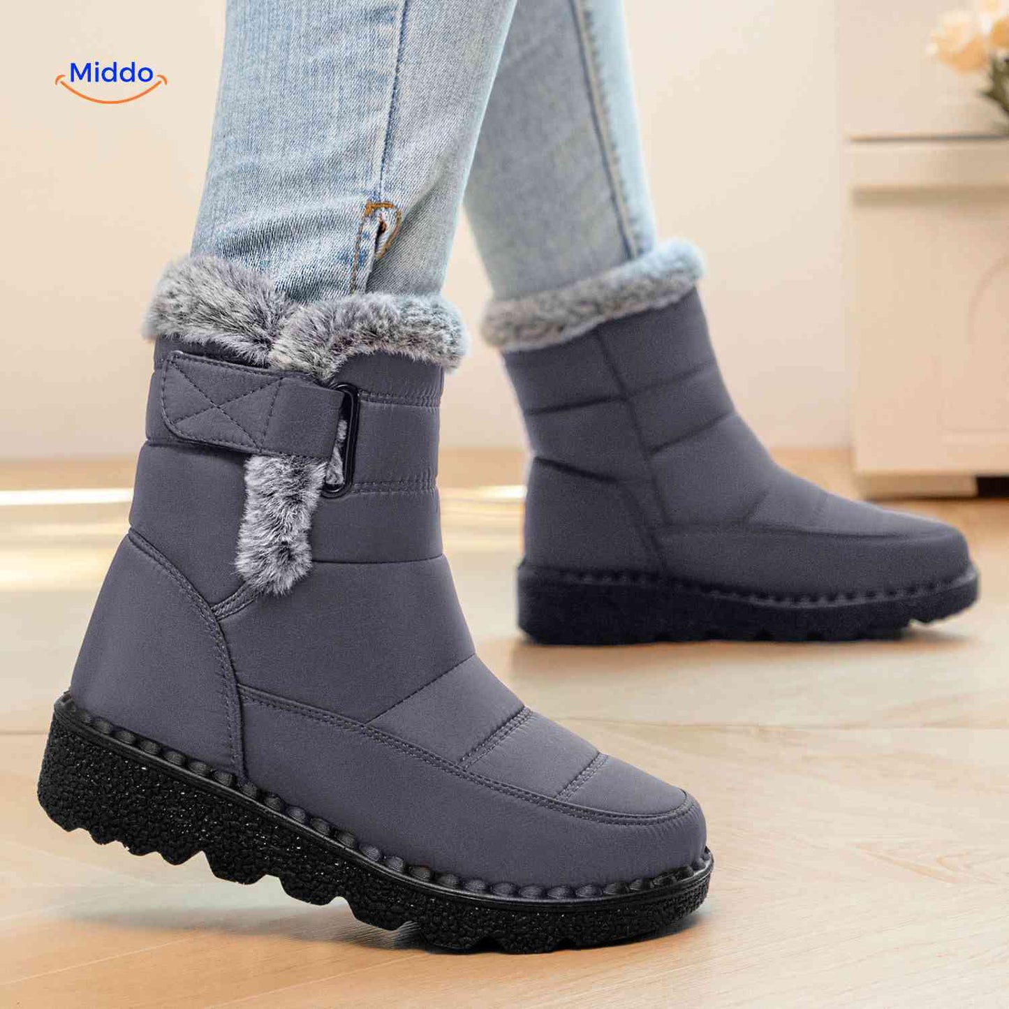 SnowBoots™ Winter Boots - warm gevoerd, antislip & waterafstotend