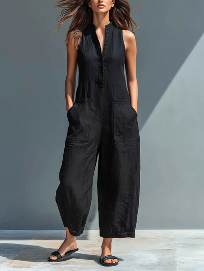 Lotte™ - Mouwloze minimalistische jumpsuit