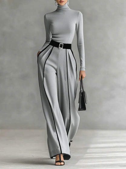 Vera™ - Elegant set met contrastdetails