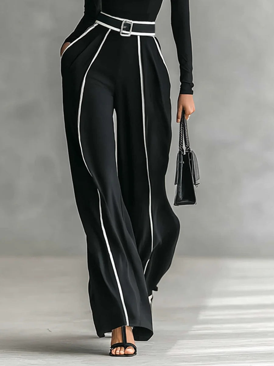 Vera™ - Elegant set met contrastdetails