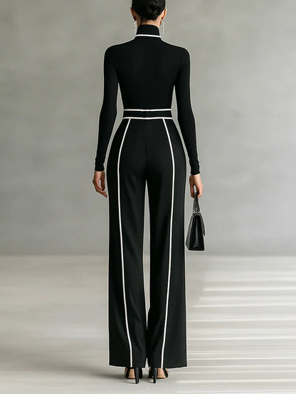 Vera™ - Elegant set met contrastdetails
