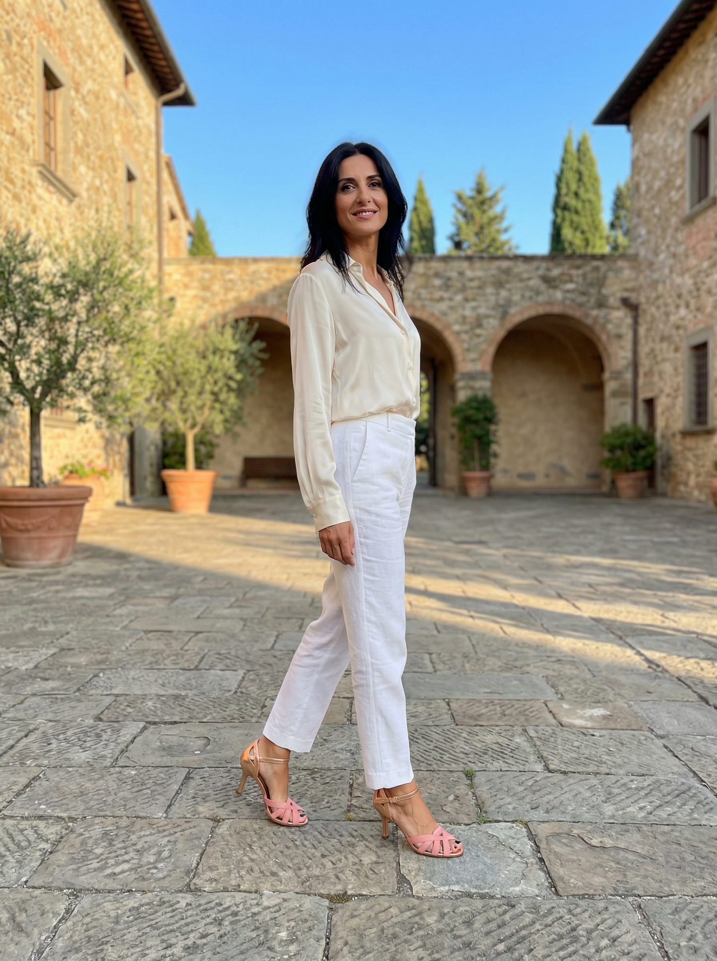 Estate Romana – Hoge sandaal met zacht bandje