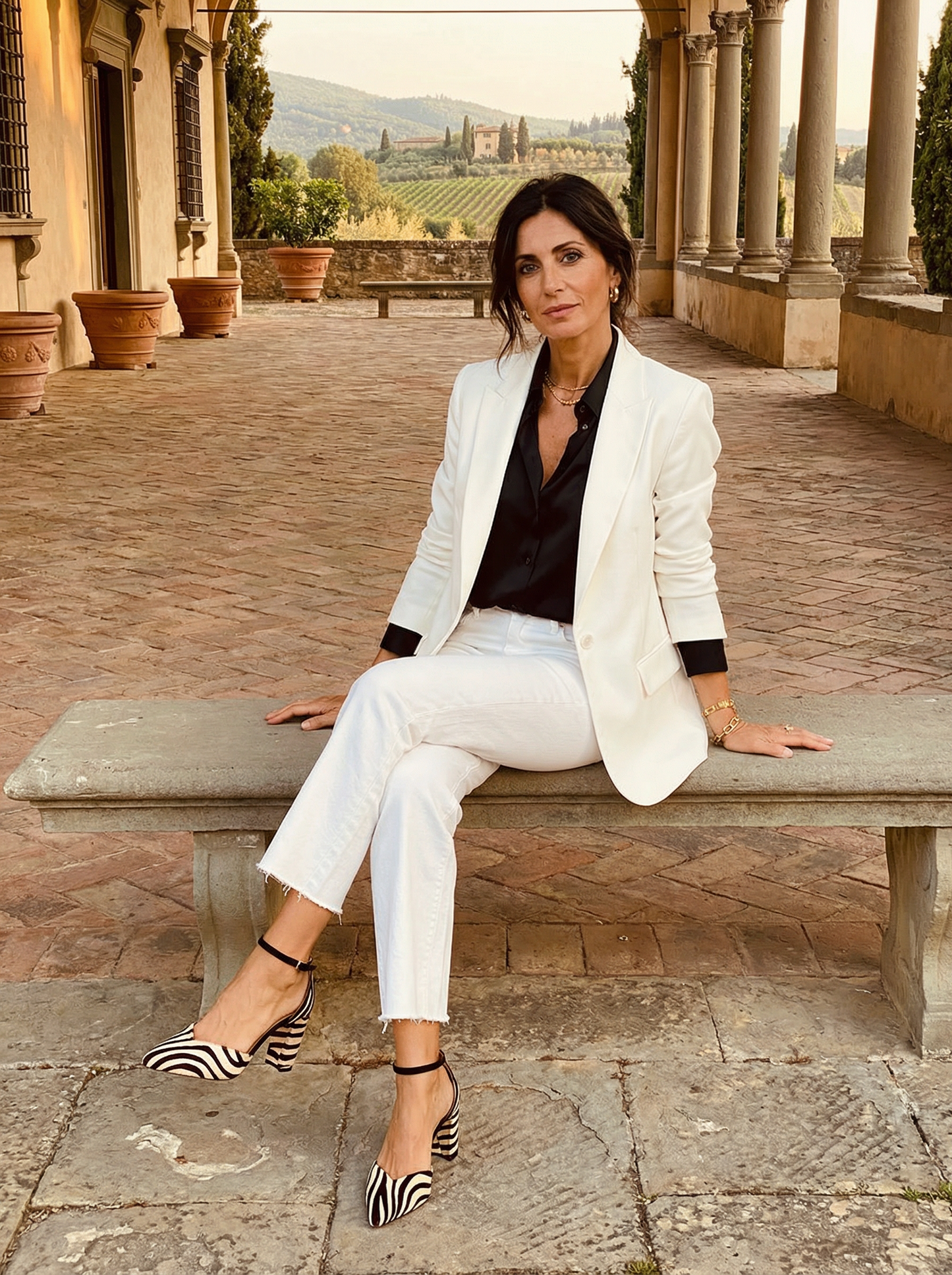 Zebra Trend – Pump met verstelbaar bandje