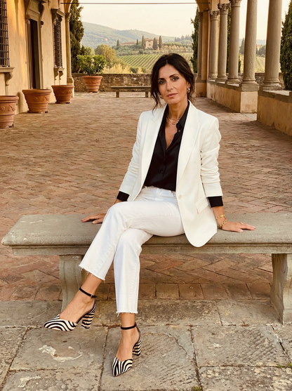 Zebra Trend – Pump met verstelbaar bandje