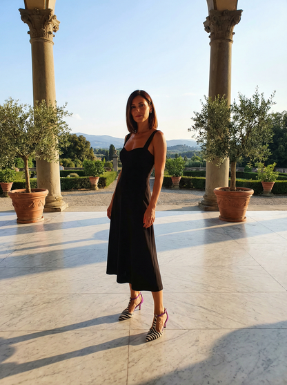 Viola Wild – Zebraprint hak met stabiele ondersteuning