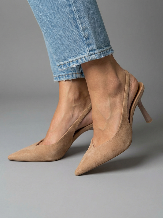 Essenziale Nude – Slingback voor dagelijks gebruik